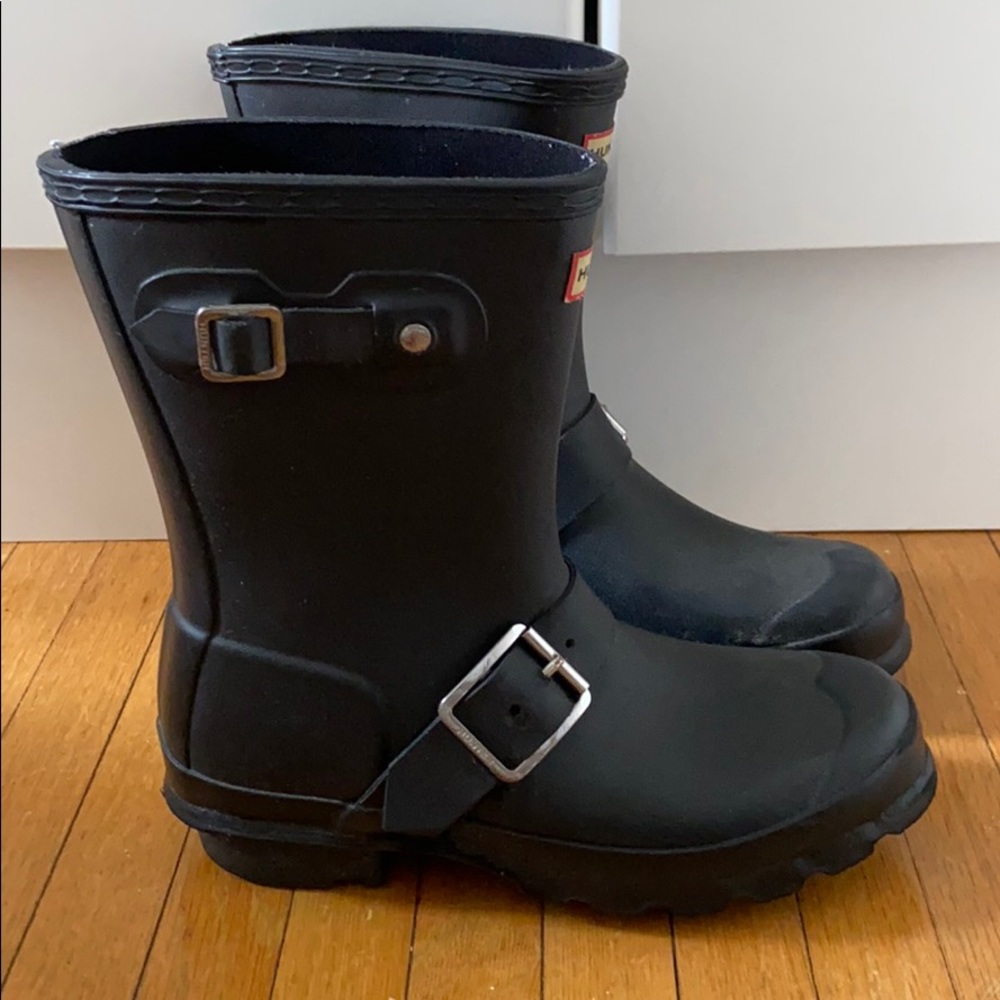 Hunter black original biker boot